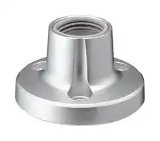 SZP-003U: Pole Bracket, Circular, Multi-Hole, LR Series LED Signal Tower, Indoor, IP65, Polycarbonate, Black