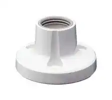 SZP-003W: Pole Bracket, Circular, Multi-Hole, LR Series LED Signal Tower, Indoor, Polycarbonate, Off White