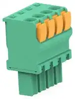 1986722-4: Pluggable Terminal Block, 3.81 mm, 4 Ways, 30 AWG, 14 AWG, 2 mm², Push In