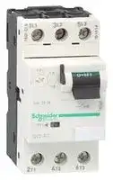 GV2RT05: Thermal Magnetic Circuit Breaker, Toggle Control, TeSys Deca Series, 1 A, 3 Pole, 690 V
