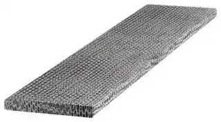 142-0127: EMI Shielding Gasket, Flat Bandage, Monel Alloy, Kemtron 100 Series, 25 m L x 12.7 mm W x 0.5 mm D