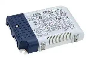 LCM-40DA2: LED Driver, LED Lighting, 42 W, 40 VDC, 1.05 A, Constant Current, 180 V