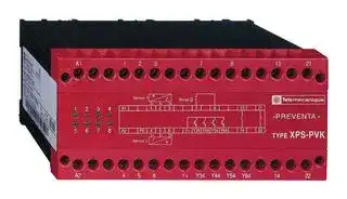XPSPVK3484: Safety Relay, 115 VAC, SPST-NO, SPST-NC, Preventa XPSPVK Series, DIN Rail, 1.5 A, Screw