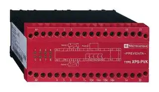 XPSPVK1184: Safety Relay, 24 VDC, SPST-NO, SPST-NC, Preventa XPSPVK Series, DIN Rail, 1.5 A, Screw
