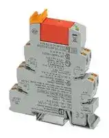 2909514: Power Relay, DPDT, 24 VDC, 6 A, PLC-INTERFACE Series, DIN Rail