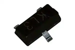 BAT54C: Small Signal Schottky Diode, Dual Common Cathode, 30 V, 200 mA, 1 V, 600 mA, 150 °C