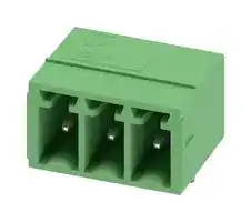 1844223: Terminal Block, Header, 3.5 mm, 3 Ways, 8 A, 300 V, Through Hole Right Angle