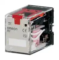 MY2IN 220/240ACS: Power Relay, DPDT, 240 VAC, 10 A, MY Series, Socket, Non Latching