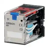 MY2IN  DC12: Power Relay, DPDT, 12 VDC, 10 A, MY Series, Socket, Non Latching