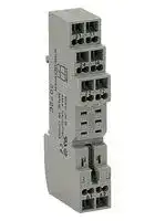 P2RF-08-S: Relay Socket, DIN Rail, Screwless Clamp, 8 Pins, 5 A, 300 VAC