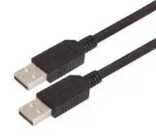 CAUBLKAA-2M: USB CABLE, 2.0 A PLUG-PLUG, 2M, BLACK