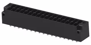 1-2842495-7: Terminal Block, 2Row, Black, w/ Flange, Header, 3.5 mm, 34 Ways, 8 A, 300 V, Through Hole Vertical