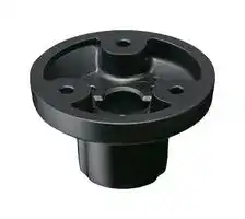 SZP-004K: Pole Bracket, Upper, LR6-USB/LA6-POE/LA6 Series LED Signal Tower, Indoor, Aluminium, Black