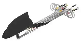 L001044-01: RF Antenna, 6 to 7.125GHz, 5G/4G/LTE/CBRS/GNSS/WiFi/Bluetooth/VHF/UHF, 8.2dBi, 10W, SMA/RP SMA/BNC
