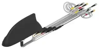 L001044-03: RF Antenna, 6 to 7.125GHz, 5G/4G/LTE/CBRS/GNSS/WiFi/Bluetooth/VHF/UHF, 8.2dBi, 10W, RP SMA/SMA