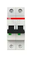2CDS252001R0254: Thermal Magnetic Circuit Breaker, System Pro M Compact S200, 25 A, 2 Pole, 277 VAC, DIN Rail