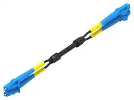 1-2061897-0: Fibre Optic Cable, Singlemode, 9µm / 125µm, LC Duplex-LC Duplex, 10 m