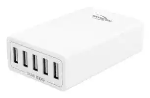 1001-0054: USB CHARGER 5 PORT 8A EURO PLUG