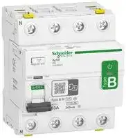 A9Z65463: Circuit Breaker, Acti 9 iID Series, 400 V, 63 A, 4 Pole