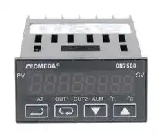 CN7533 — Temperature Controller, CN7500 Series, 1/32 DIN Ramp/Soak, Relay Output, 250 VAC