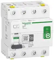 A9Z66463: Circuit Breaker, Acti 9 iID Series, 400 V, 63 A, 4 Pole