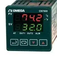 CN7823: Temperature Controller, CN7800 Series, 1/16 DIN Ramp/Soak, DC Pulse/Relay, Dual Output, 250 VAC