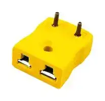 AM-K-PCB (PACK OF 10): Thermocouple Connector, Miniature, Yellow, Socket, K, ANSI, PCB Mount, Pack of 10