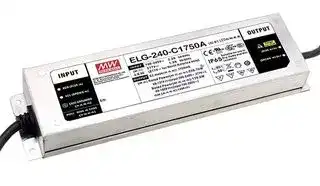 ELG-240-12AB-3Y: LED Driver, LED Lighting, 240 W, 42 VDC, 5.71 A, Constant Current, Constant Voltage, 100 V