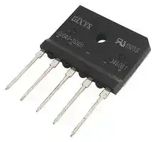 GUO40-16NO1: Bridge Rectifier, Three Phase, 1.6 kV, Through Hole, 5 Pins, 1.28 V