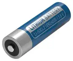 1522-0036-1: Battery, 3.6 V, AA, Lithium Thionyl Chloride, Raised Positive and Flat Negative, 1