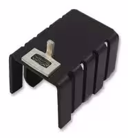 FK 237 SA220 H: Heat Sink, Square, PCB, Clip On, 21 °C/W, TO-220, 14.5 mm, 12.7 mm, 19 mm