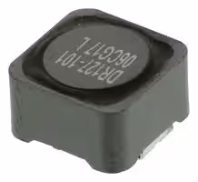 DR127-101-R: Power Inductor (SMD), 100 µH, 1.96 A, Shielded, 3.64 A, DR Series