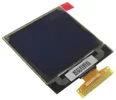 MCOT128128BV-WM: Graphic OLED, 128 x 128, White on Black, 2.8V, I2C, Parallel, SPI, 33.8mm x 43.7mm, -40 °C
