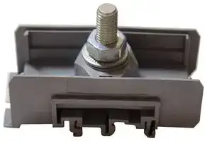 1SNA115150R2500: DIN Rail Mount Terminal Block, M10, 1 Ways, 120 mm², Stud, 269 A