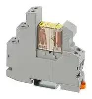 2909848: Power Relay, DPDT, 24 VDC, 6 A, RIFLINE complete Series, DIN Rail