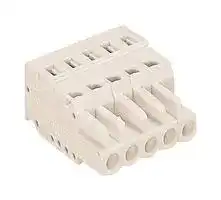721-103/026-000: Pluggable Terminal Block, 5 mm, 3 Ways, 28 AWG, 12 AWG, 2.5 mm², Clamp