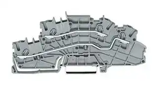 2003-6642: DIN Rail Mount Terminal Block, Installation, 4 Ways, 22 AWG, 12 AWG, 2.5 mm², Push In, 24 A
