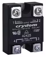 A2450PG: Solid State Relay, 50 A, 280 Vrms, Panel Mount, Screw