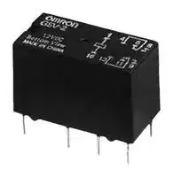G5V-2-H1-DC9: Signal Relay, 9 VDC, DPDT, 1 A, G5V-2 Series, Through Hole, Non Latching