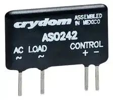 ASO242R: Solid State Relay, ASO Series, Mini SIP, SPST-NO, 2 A, 280 Vrms, PCB, Through Hole, Random Turn On