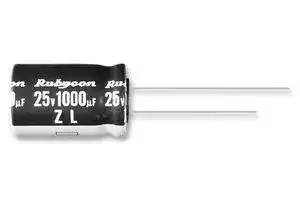100ZL47MEFC10X12.5: Electrolytic Capacitor, Miniature, 47 µF, 100 V, ± 20%, Radial Leaded, 4000 hours @ 105°C, Polar