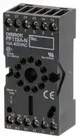 PF113A-N.2: Relay Socket, DIN Rail, 3 Pins, 10 A, 250 VAC