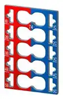 6ES7193-6CP74-2AA0: Colour Coded Label, CC74, 2x5 Add-On Terminal/BU Type A1