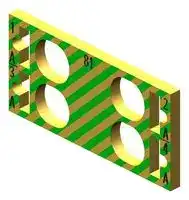 6ES7193-6CP81-2AB0: Colour Coded Label, CC81, 4 AUX Terminal/BU Type B0