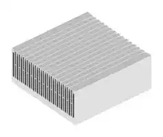 SK 440 200 AL: Heat Sink, 0.034 K/W, 200 mm, 84 mm, 200 mm