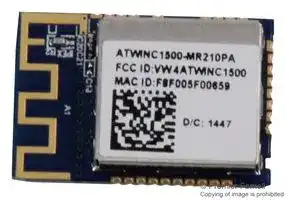 ATWINC1500-MR210PB1954: Wireless LAN Module, 2.472GHz, SPI, IoT, Multimedia, Home Electronics, Industrial & Home Automation
