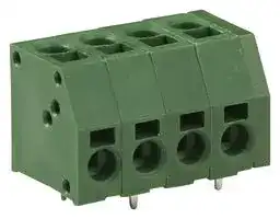 1-2834014-2: Wire-To-Board Terminal Block, Screwless, 5 mm, 2 Ways, 20 AWG, 16 AWG, Clamp