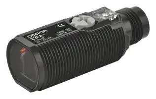 E3FA-DP26-F2: Photoelectric Sensor, 1m, PNP, Diffuse Reflective, 10 to 30VDC, 4 Pin M12 Connector, E3FA-F2 Series