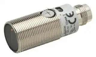 E3FB-RP21-F2: Photoelectric Sensor, 4m, PNP, Retroreflective, 10 to 30VDC, 4 Pin M12 Connector, E3FB-F2 Series