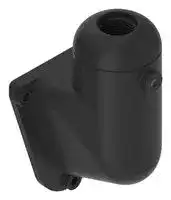 LMBE12RA: Mounting Bracket, Industrial Automation Signal Indicators, Right Angle, Polycarbonate, Black